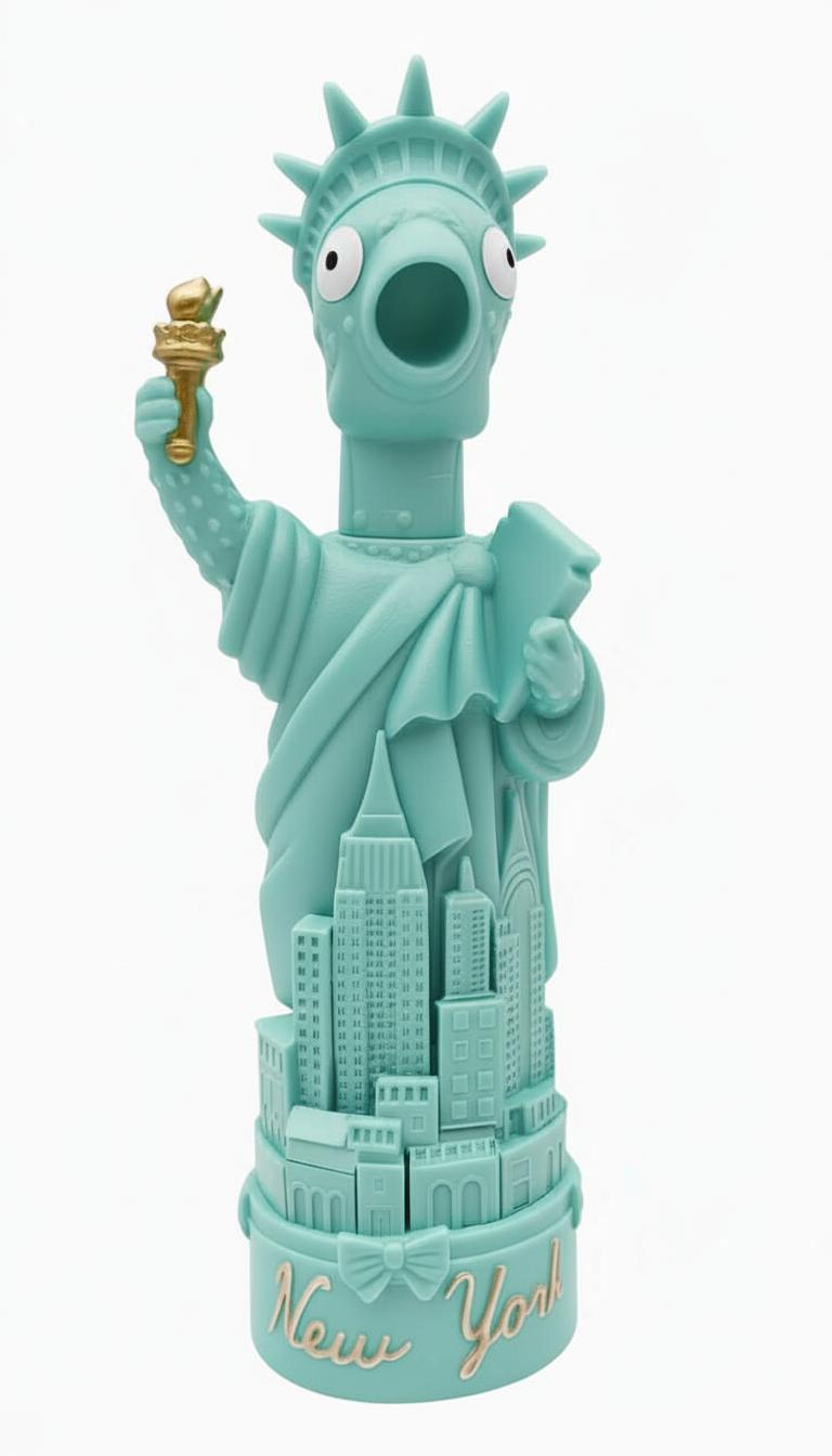 Squeeze me Statue of Liberty Chicken - Mint to be Green