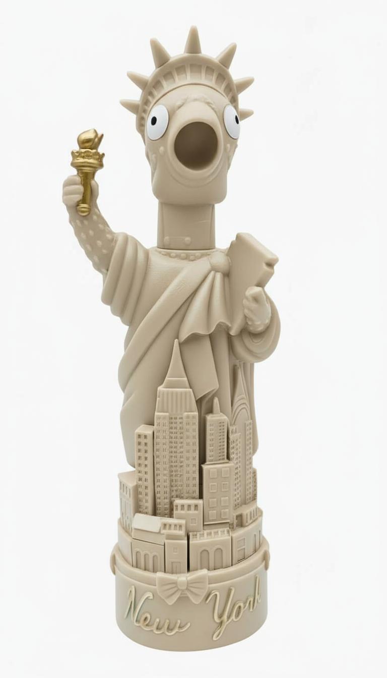 Squeeze Me Statue of Liberty Chicken - Sandy in Manhattan